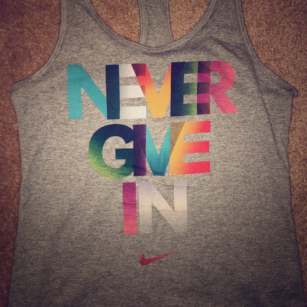 Nike Dri-Fit Racerback Tank.